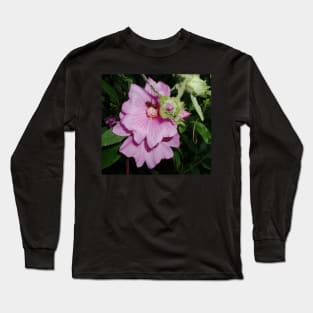 Clematis with bee. Long Sleeve T-Shirt